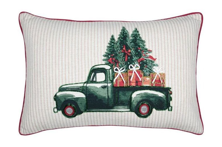 Stof, poduszka świąteczna z nadrukiem, 35-55 cm