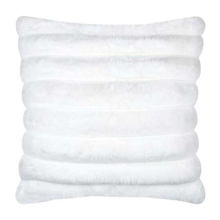 Stof, Polary, poduszka dekoracyjna, w grube prążki, 45-45 cm