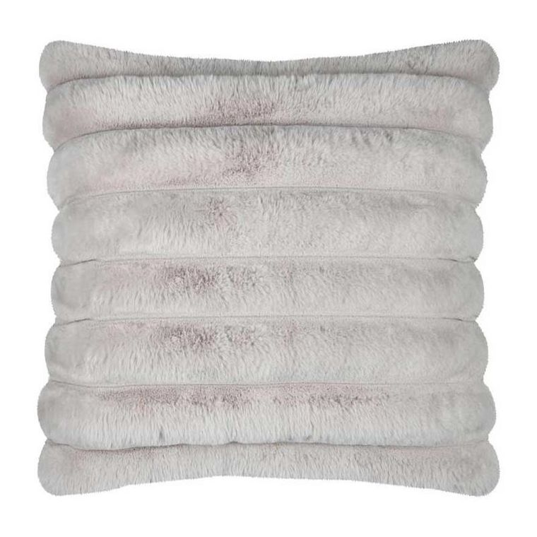 Stof, Polary, poduszka dekoracyjna, w grube prążki, 45-45 cm