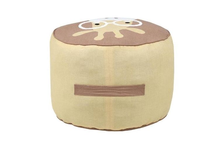 Stof, pufa dla dziecka, Coquin zebra, 40 cm