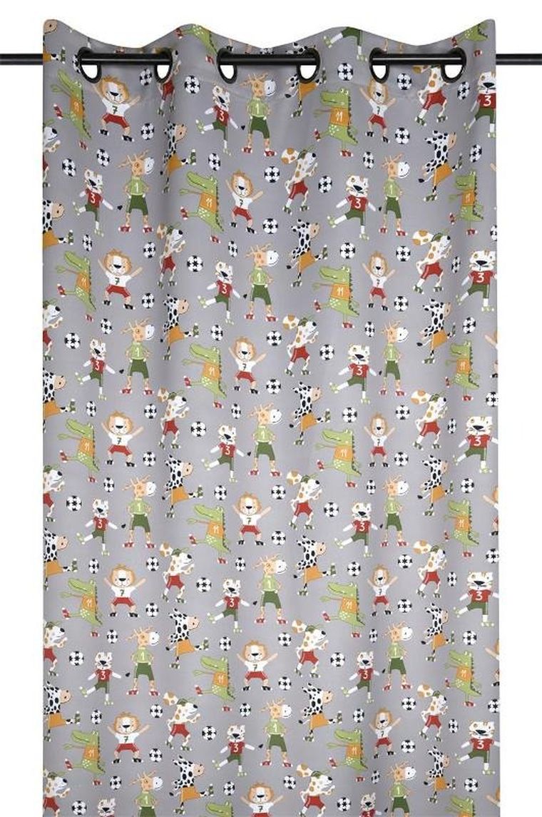 Stof, zasłona na przelotkach, Maracana, piłka nożna, 140-260 cm