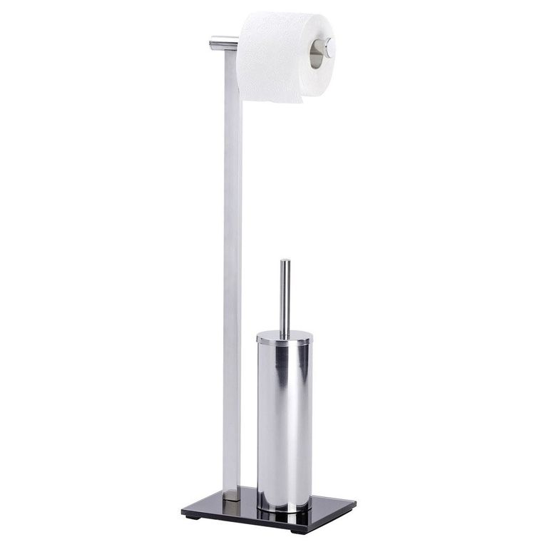 Stojak na papier toaletowy i szczotkę, Lava, 2w1