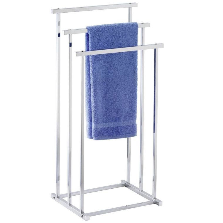 Stojak na ręczniki, Quadro, chromowany