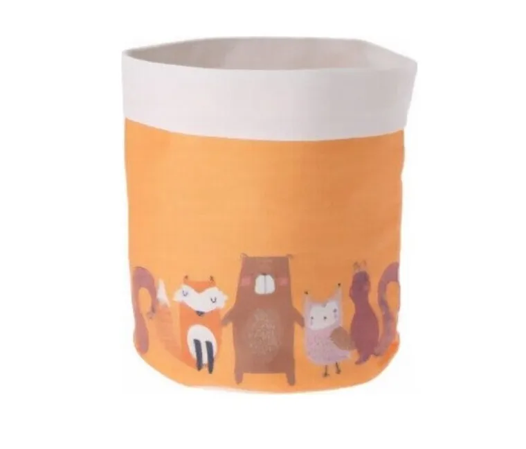 Storage Solutions, kosz na pranie do pokoju dziecięcego, miś, 24-29 cm