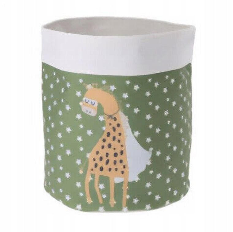 Storage Solutions, kosz na pranie do pokoju dziecięcego, żyrafa, 24-29 cm