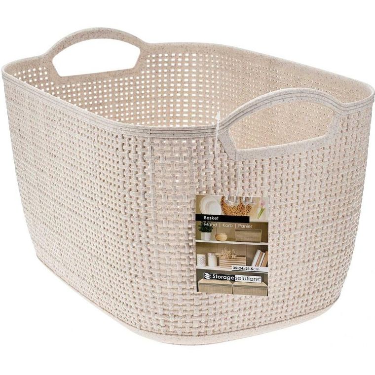Storage Solutions, plastikowy koszyk do organizacji, 35-24-21,5 cm
