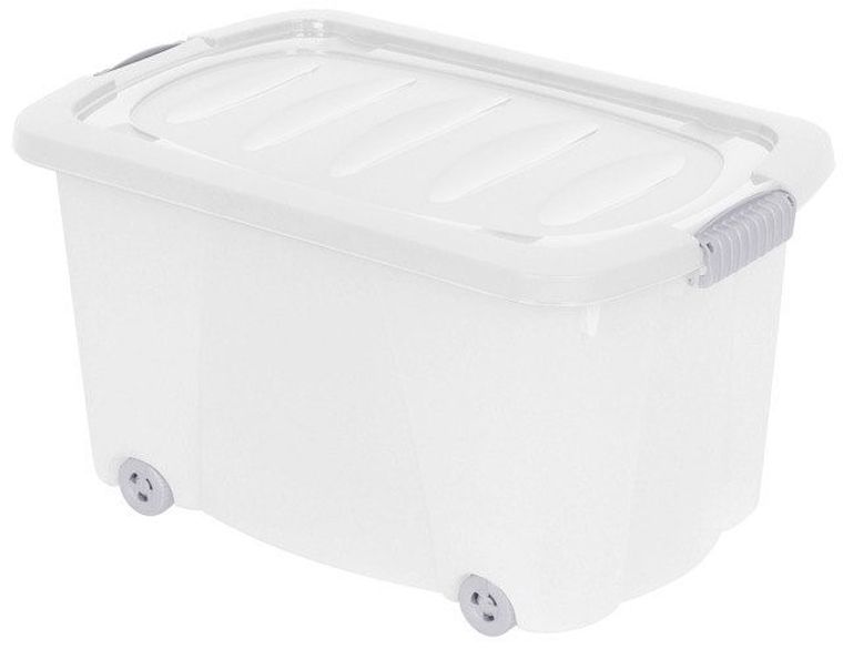 Storage Solutions, pojemnik do przechowywania na kółkach, 45l