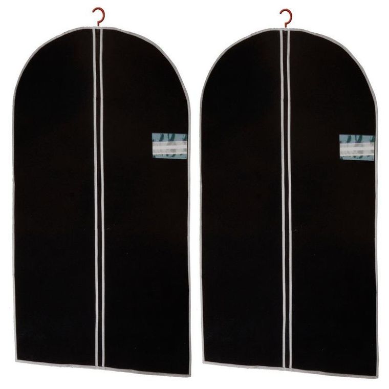 Storage Solutions, pokrowiec na ubrania, garnitur, 150-60 cm, 2 szt.