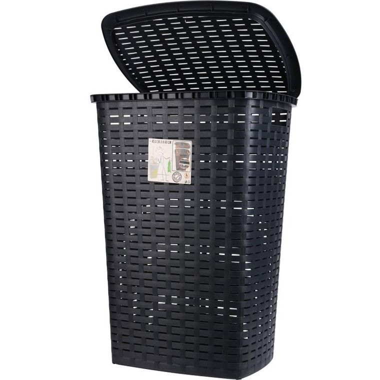 Storagesolutions, kosz na pranie, z plastiku z recyklingu, 53 l