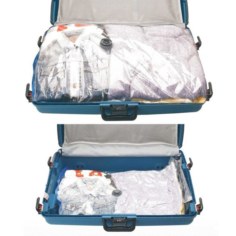 Storagesolutions, worki próżniowe na ubrania, 2 rozmiary: XXL i L