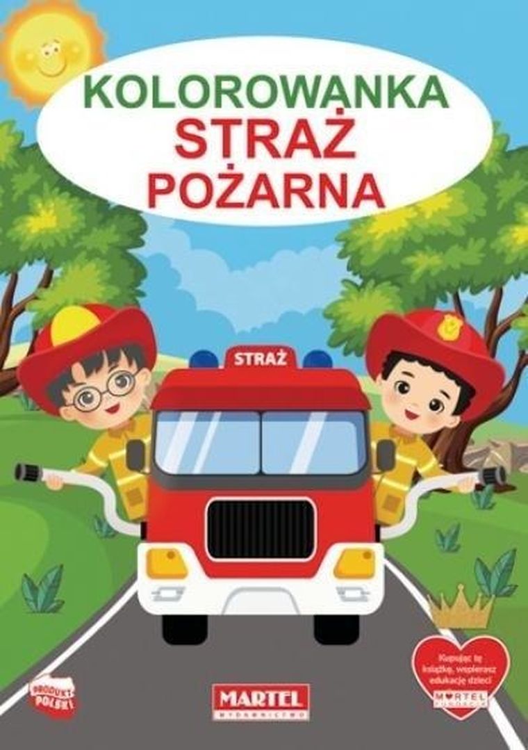 Straż pożarna. Kolorowanka
