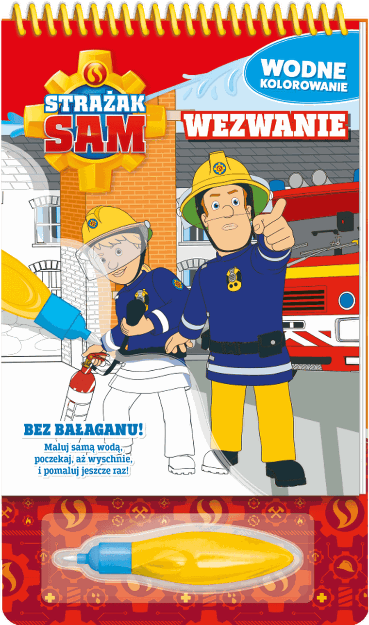 Strażak Sam. Wodne kolorowanie. Pilne wezwanie