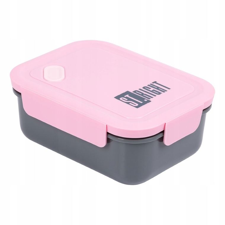 St.Right, lunchbox, Pink&Grey