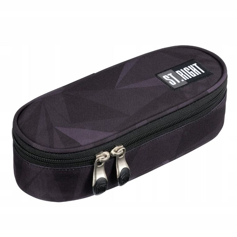 St.Right, piórnik owalny, Geometric Gray