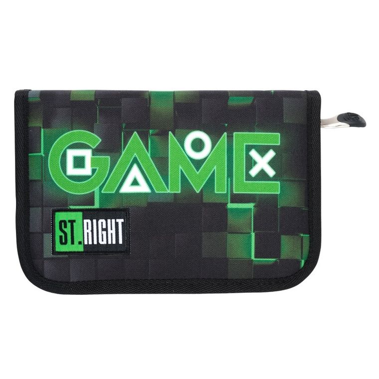 St.Right, piórnik rozkładany, pojedynczy, Green Game