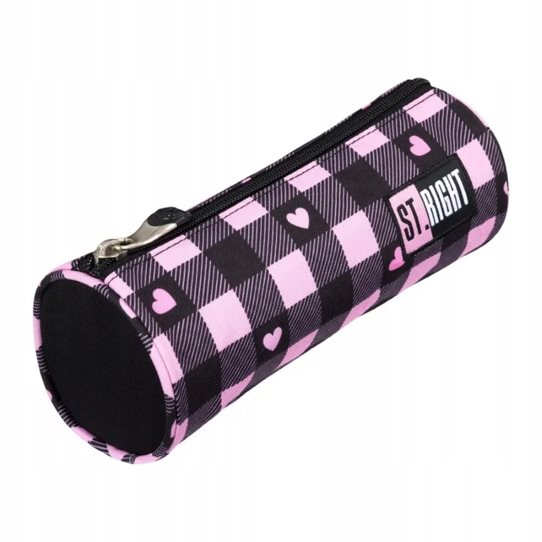 St.Right, piórnik tuba, Pink Checkered