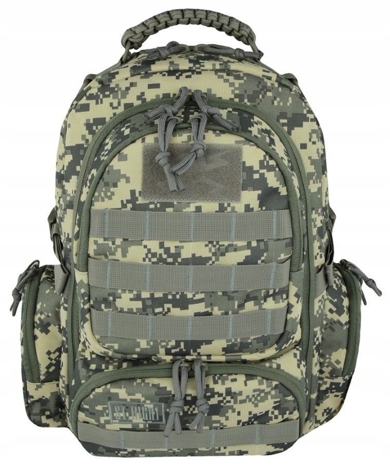 St.Right, plecak szkolny, 4-komorowy, Military Grey