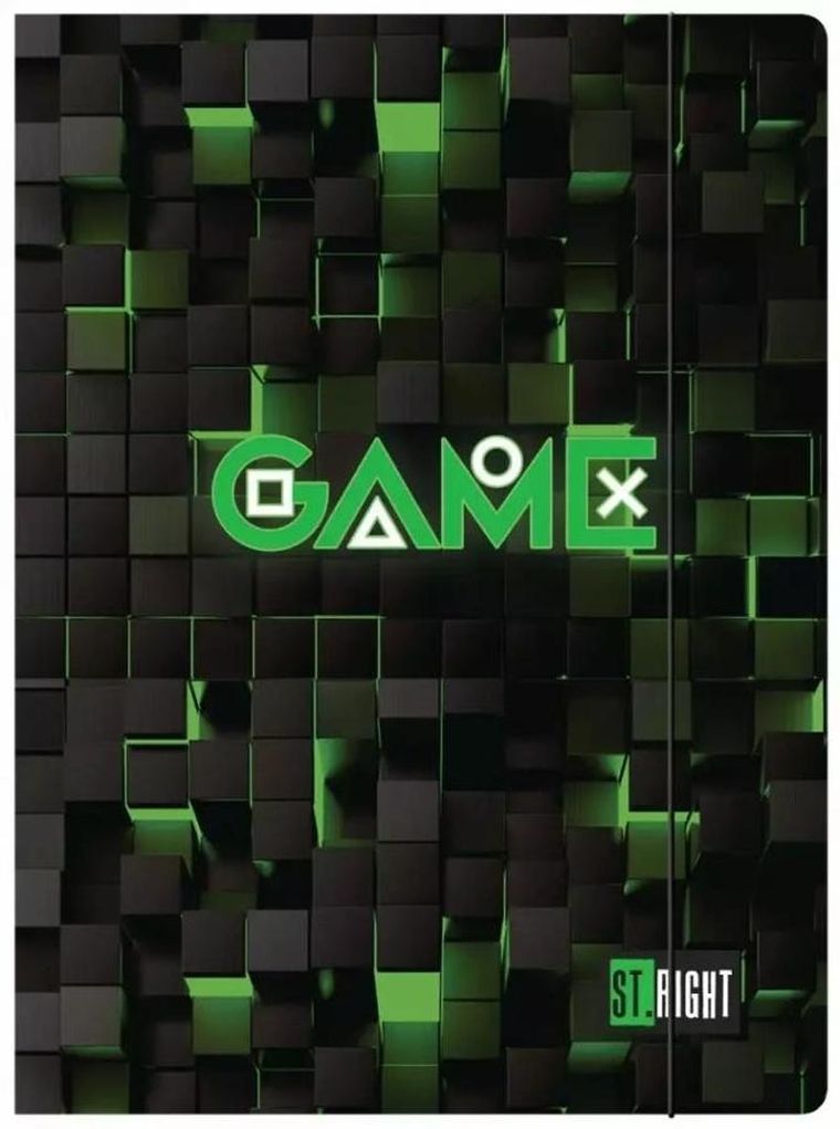 St.Right, teczka z gumką A4, Green Game