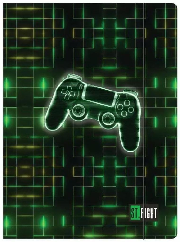 St.Right, teczka z gumką A4, Neon Pad