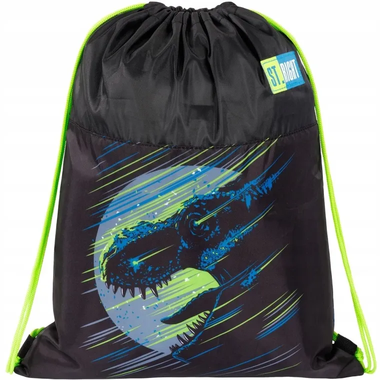 St.Right, worek sportowy, Dinozaur