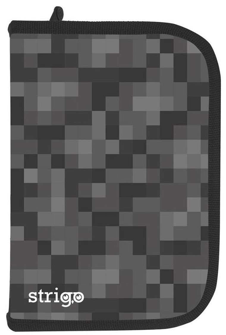 Strigo, Blocks, piórnik szkolny, z dwiema klapami