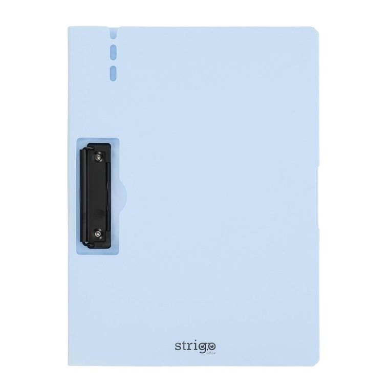 Strigo, deska z bocznym klipem, A4, błękitna, 1 szt.