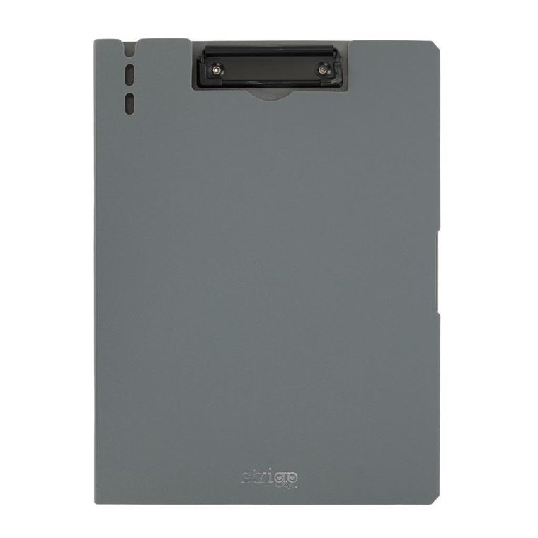 Strigo, deska z górnym klipem, A4, szara, 1 szt.
