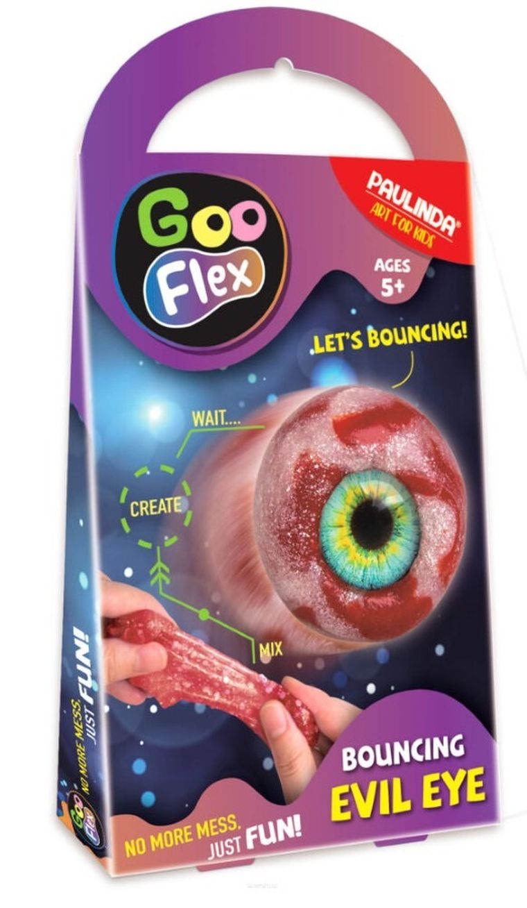 Strigo, Goo flex 2, zestaw do zrobienia piłeczki kauczukowej, oko, zestaw kreatywny