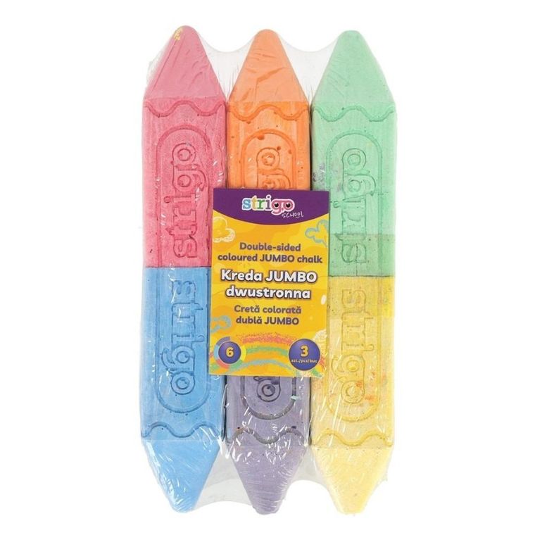 Strigo, Jumbo, kreda chodnikowa, 6 kolorów