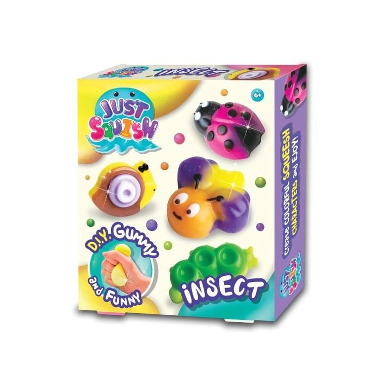 Strigo, Just Squish, zestaw do robienia magnesów, Owady