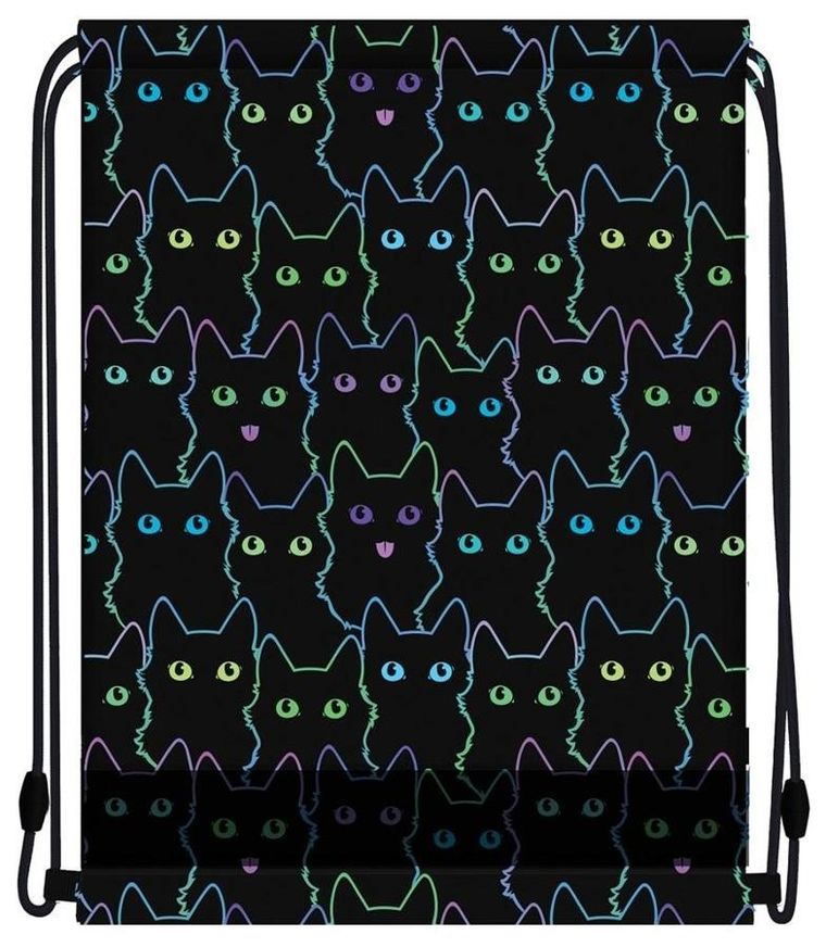 Strigo, Koty, worek sportowy, czarny