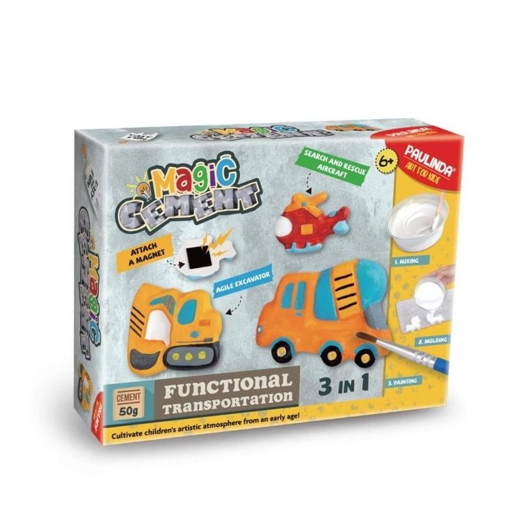 Strigo, Magic Cement, odlewy gipsowe do malowania, Transport funkcjonalny