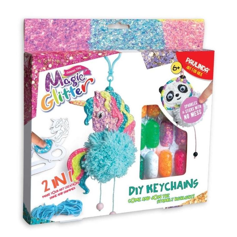 Strigo, Magic Glitter, stwórz swoje breloczki 3D, zestaw kreatywny, 1 szt.