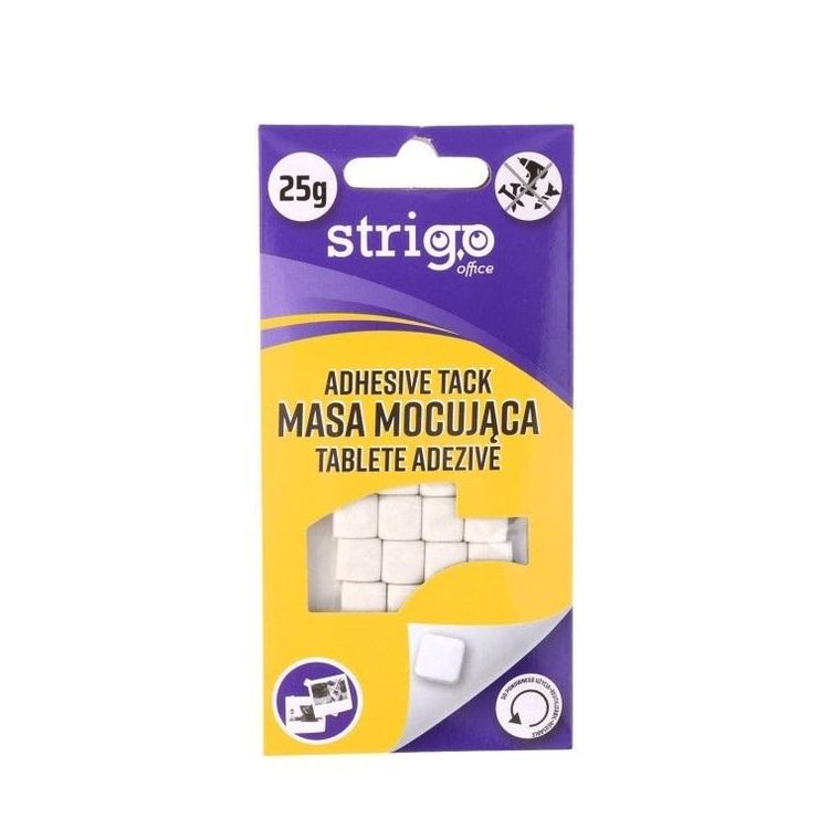 Strigo, masa mocująca, biała, 25g