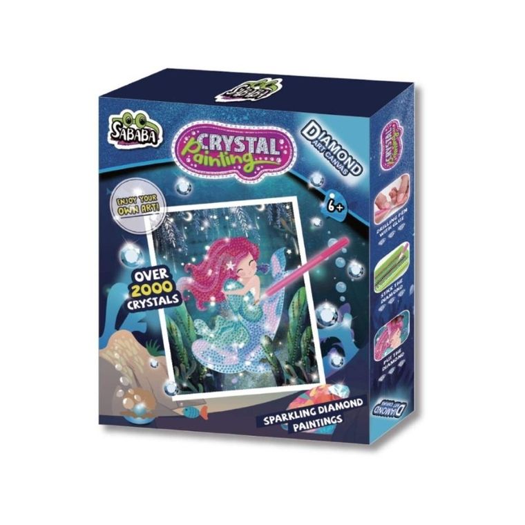 Strigo, mozaika diamentowa, mała syrenka