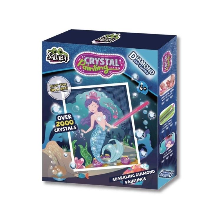 Strigo, mozaika diamentowa, syrena