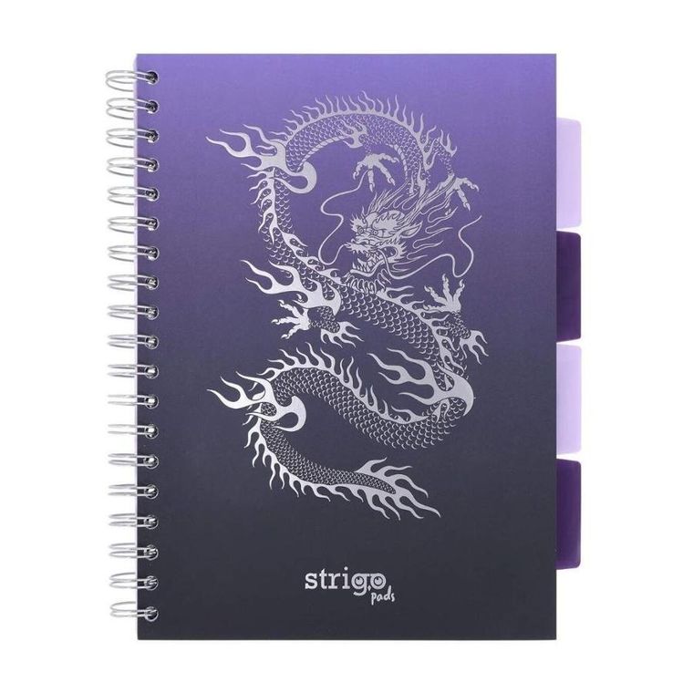 Strigo, Pads, kołozeszyt B5, 100 kartek, kratka, Głębiny, Smok wodny, 1 szt.