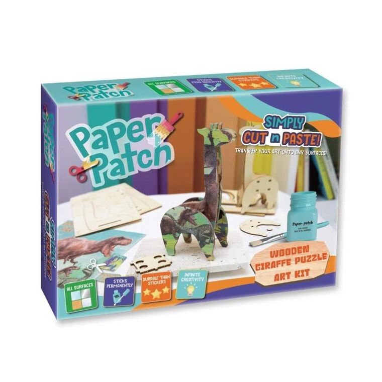 Strigo, Paper Patch, zestaw do decoupage, Puzzle Żyrafa