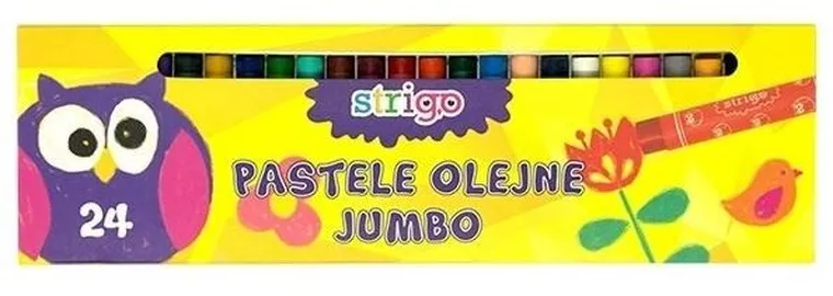 Strigo, pastele olejne, 24 kolory