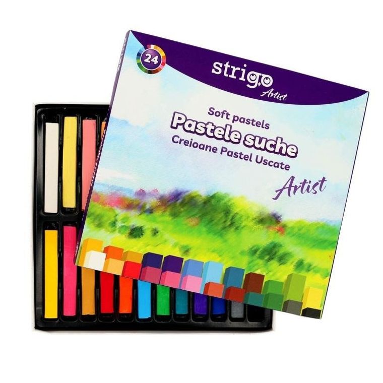 Strigo, pastele suche, 24 kolory