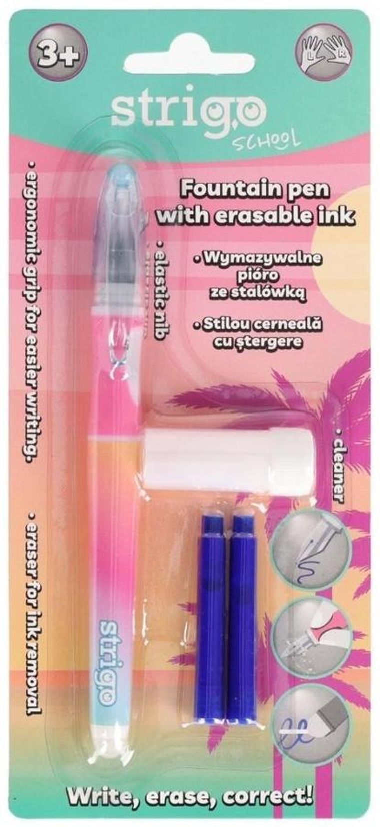 Strigo, pióro wymazywalne ze stalówką, Gradient, 1 szt.