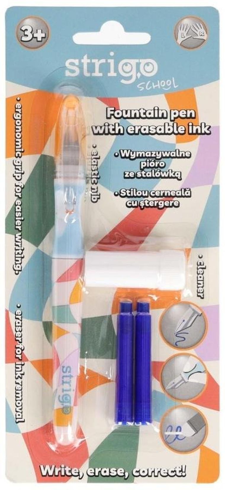 Strigo, pióro wymazywalne ze stalówką, Retro, 1 szt.