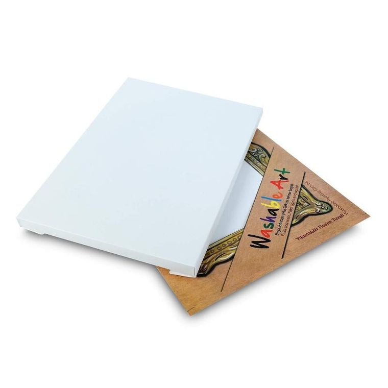 Strigo, podkładka na biurko, mata do malowania, biała, Brak wzoru