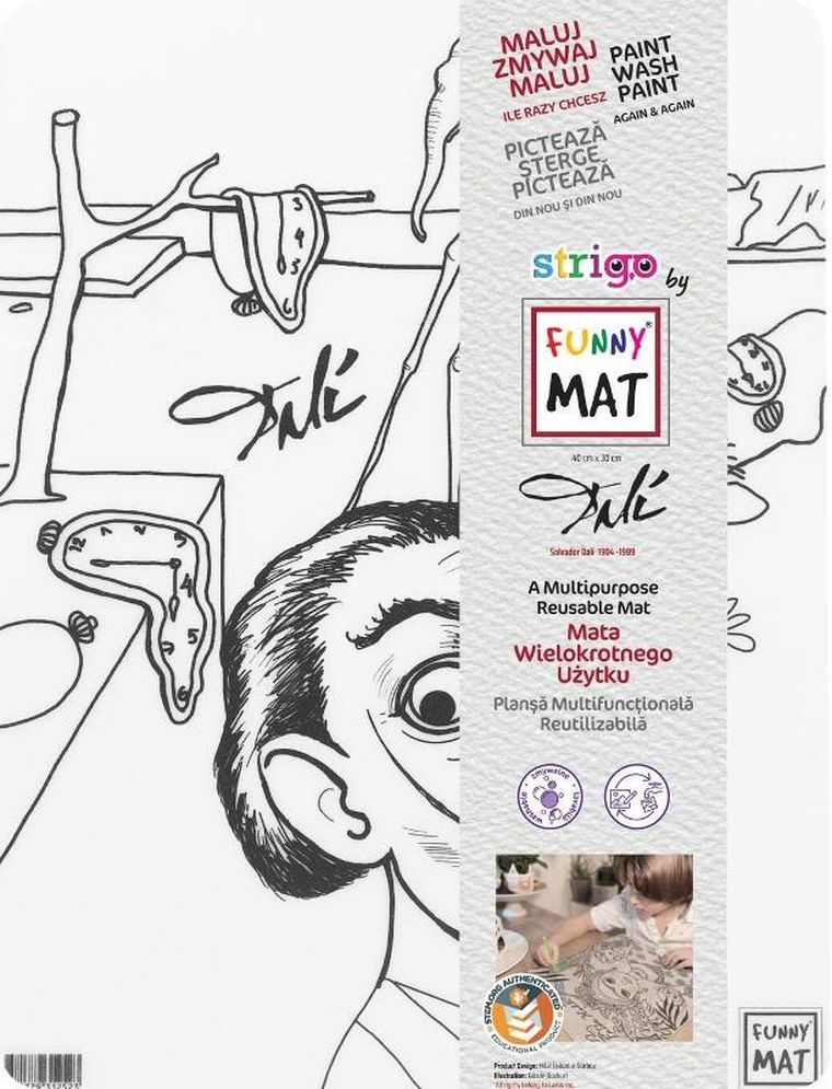 Strigo, podkładka na biurko, mata do malowania, Dali