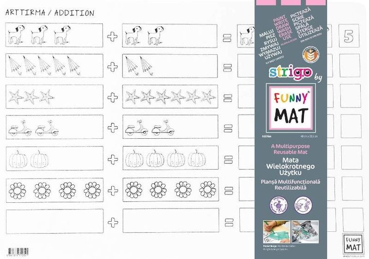 Strigo, podkładka na biurko, mata do malowania, Dodawanie