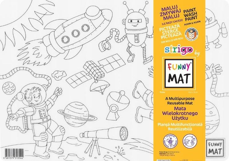 Strigo, podkładka na biurko, mata do malowania, Space