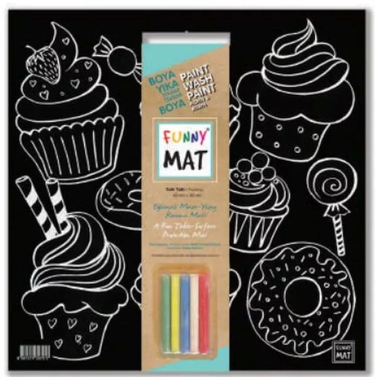 Strigo, podkładka na biurko z kredą, mata do malowania, Ciastka