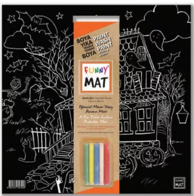 Strigo, podkładka na biurko z kredą, mata do malowania, Halloween