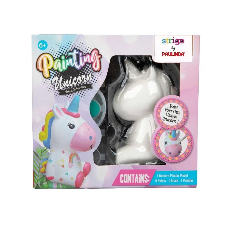 Strigo, pokoloruj swoją figurkę, jednorożec, zestaw kreatywny