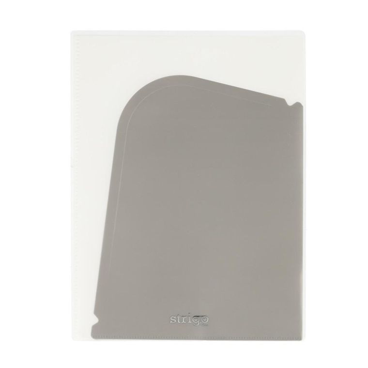 Strigo, teczka z 6 kieszeniami, A4, szary, 1 szt.